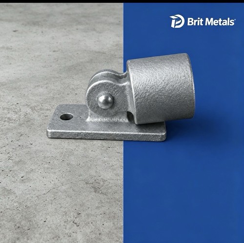 Galvanised key clamp - galvanised,