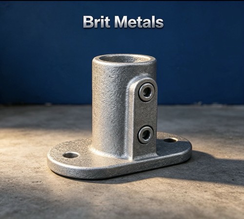 Galvanised key clamp - clamp, 132